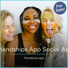 Friendships.App - Creative brandable domain for sale
