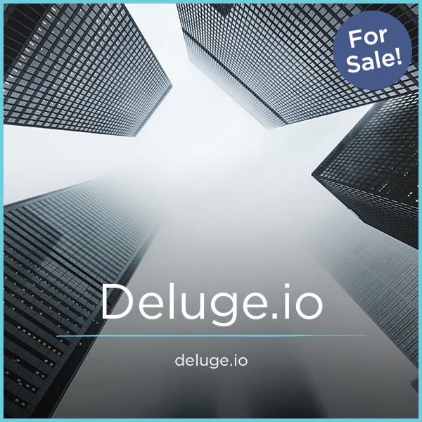 Deluge.io - New premium domain names for sale