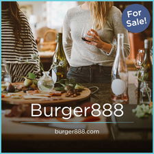 Burger888.com - Creative brandable domain for sale