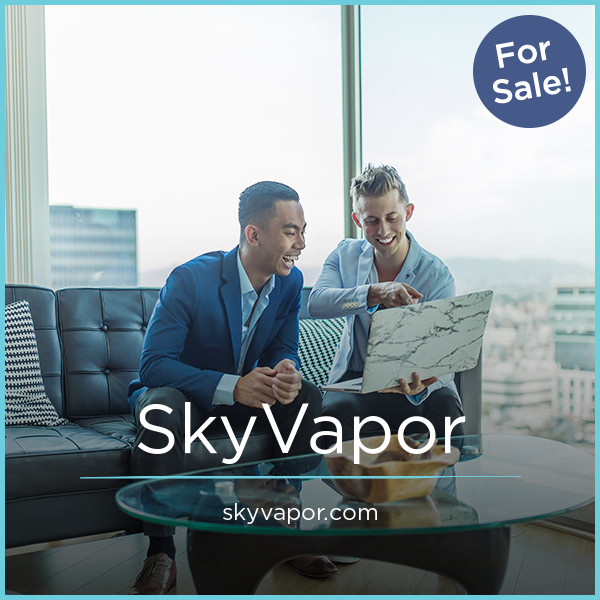 SkyVapor.com - buy New premium names