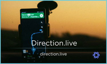 Direction.live - Creative brandable domain for sale