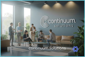 Continuum.solutions - Creative brandable domain for sale