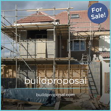BuildProposal.com - Creative brandable domain for sale
