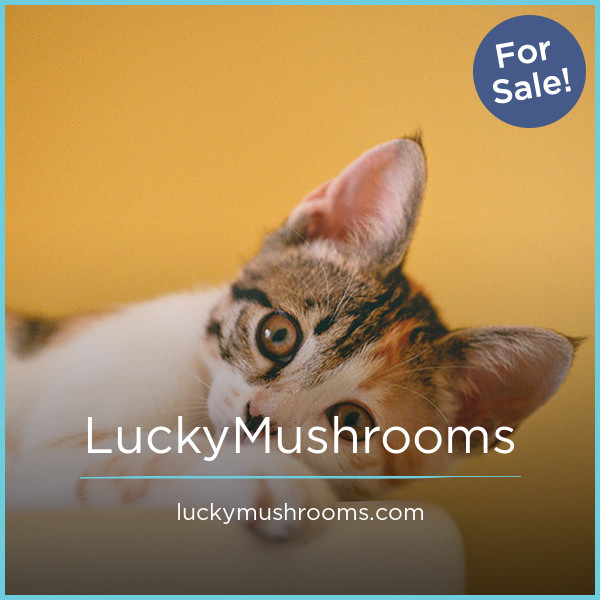 LuckyMushrooms.com - New premium domains for sale