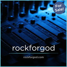 RockForGod.com - Creative brandable domain for sale