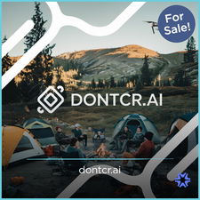 Dontcr.ai - Creative brandable domain for sale