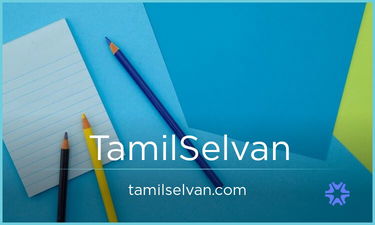 TamilSelvan.com - Creative brandable domain for sale