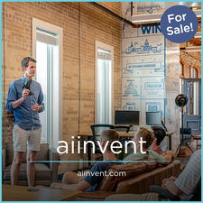 AIInvent.com - Creative brandable domain for sale