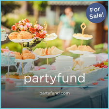PartyFund.com - Creative brandable domain for sale