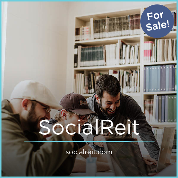 SocialReit.com - Creative domains for sale