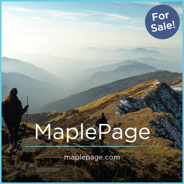 MaplePage.com - Great premium domain marketplace