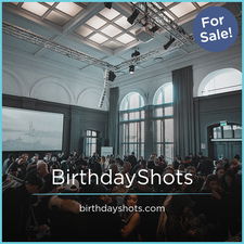 BirthdayShots.com - Creative brandable domain for sale