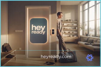 HeyReady.com - Creative brandable domain for sale