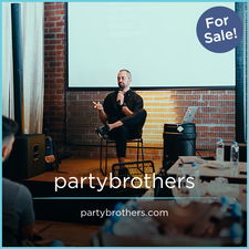 PartyBrothers.com - Creative brandable domain for sale