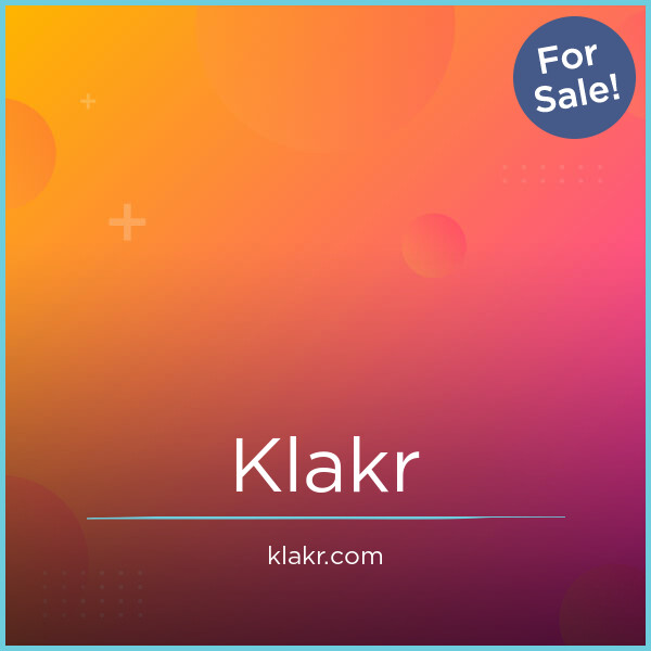 Klakr.com - buy Best premium domains