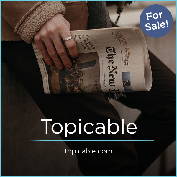 Topicable.com - buy Creative premium domains