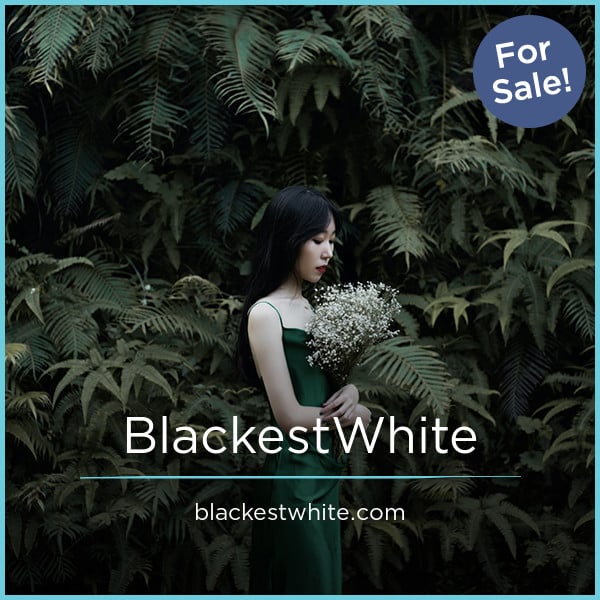 BlackestWhite.com - buy Creative premium domains
