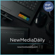 NewMediaDaily.com - Creative brandable domain for sale