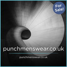 PunchMenswear.co.uk - Creative brandable domain for sale