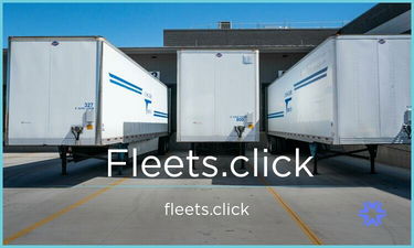 Fleets.click - Creative brandable domain for sale