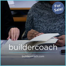 BuilderCoach.com - Creative brandable domain for sale