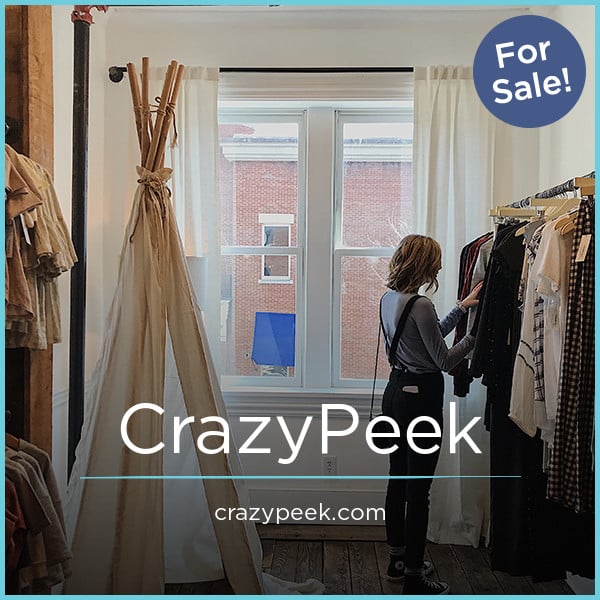 CrazyPeek.com - New premium domain marketplace