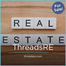 ThreadsRE.com - Creative brandable domain for sale