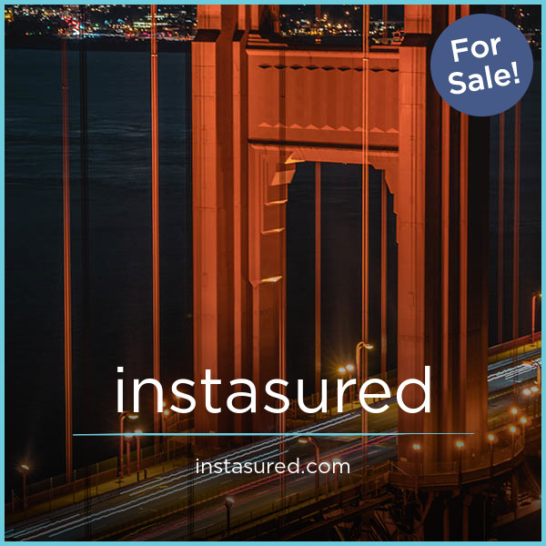 InstaSured.com - Catchy premium domain marketplace