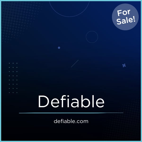 Defiable.com - Catchy premium domain marketplace