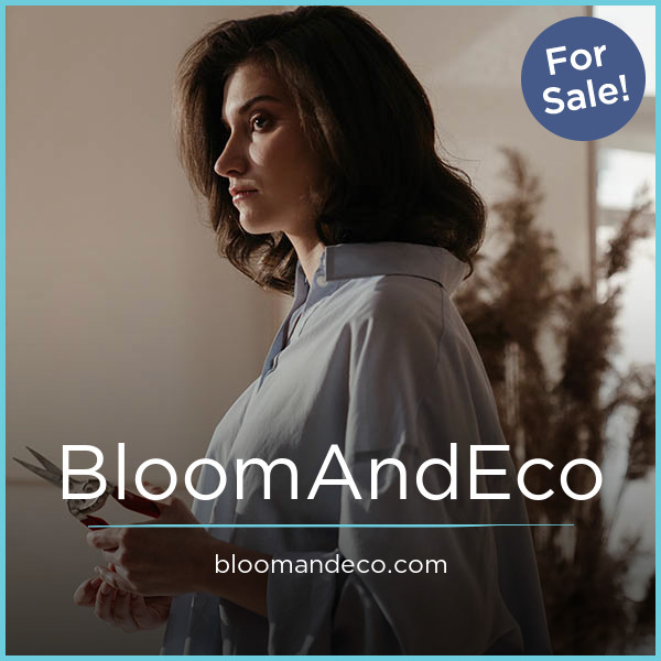 BloomAndEco.com - New premium domain names for sale