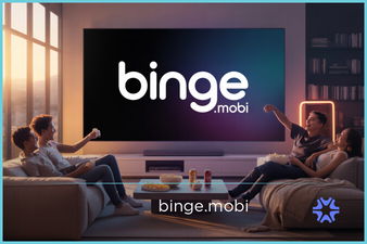Binge.mobi - Creative brandable domain for sale