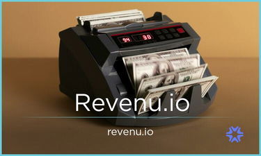 Revenu.io - Creative brandable domain for sale