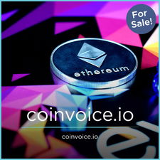 Coinvoice.io - Creative brandable domain for sale