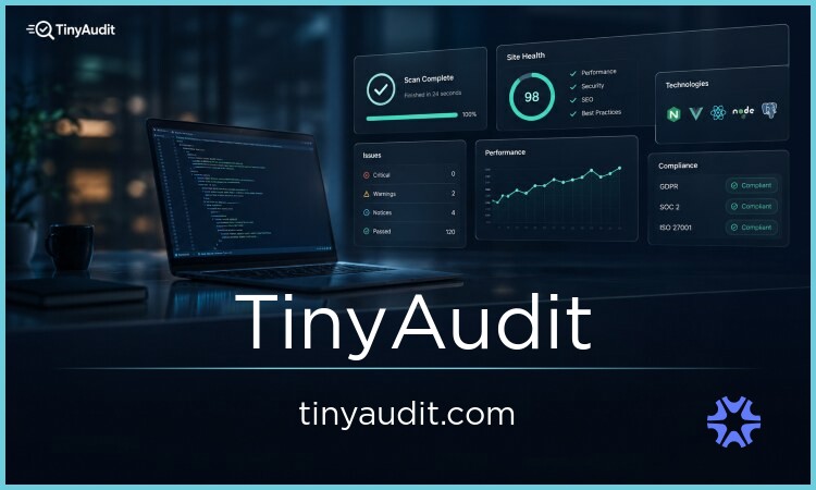 TinyAudit.com - Creative premium domain names