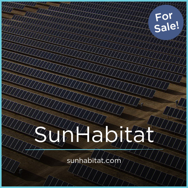 SunHabitat.com - Good premium domain names for sale
