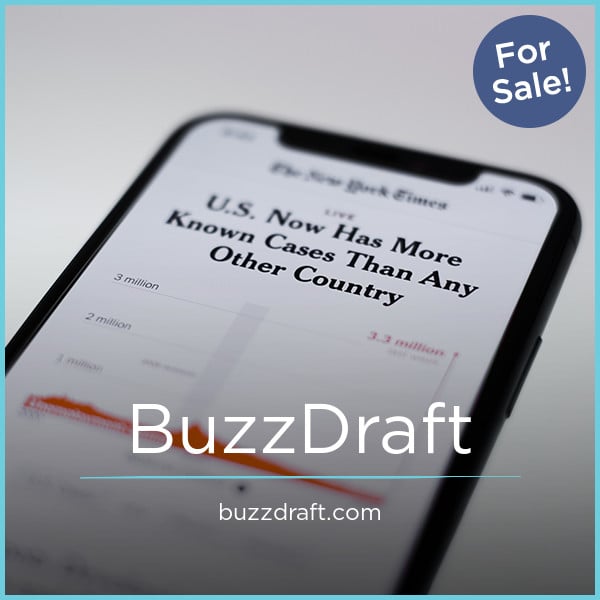 BuzzDraft.com - Creative premium domain marketplace