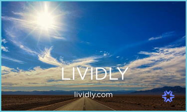 Lividly.com - Creative brandable domain for sale