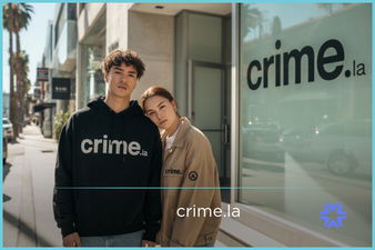Crime.LA - Creative brandable domain for sale