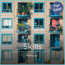 Skills.xyz - Creative brandable domain for sale
