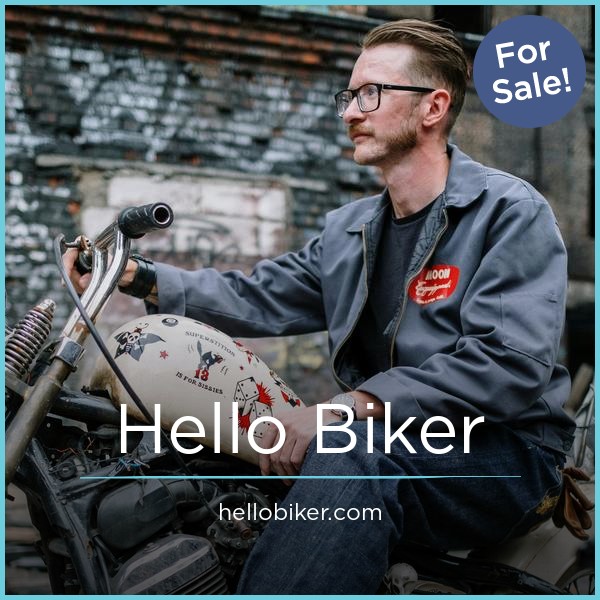 HelloBiker.com - buy Unique premium domains