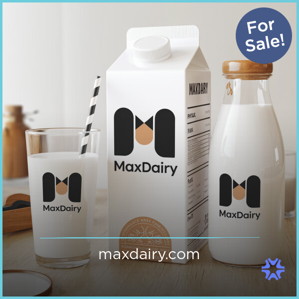 MaxDairy.com - Creative premium domains