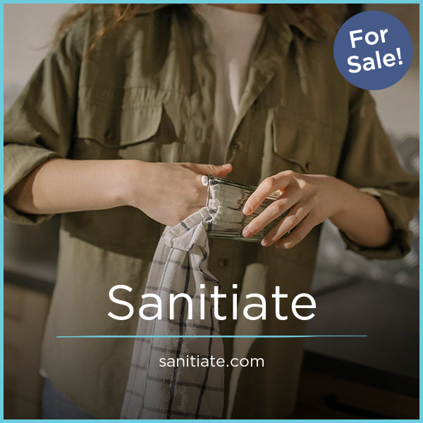 Sanitiate.com - Unique premium domain names for sale