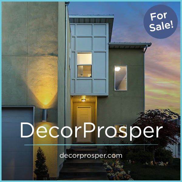 DecorProsper.com - Catchy premium domains