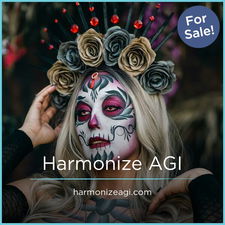 HarmonizeAGI.com - Creative brandable domain for sale