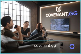 Covenant.GG - Creative brandable domain for sale