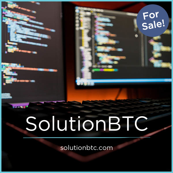SolutionBTC.com - Unique premium domain marketplace