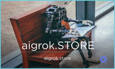AIGrok.STORE - Creative brandable domain for sale