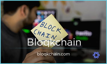 Bloqkchain.com - Creative brandable domain for sale