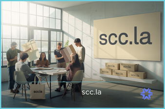 scc.la - Creative brandable domain for sale