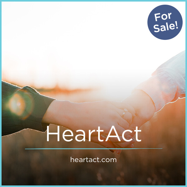 HeartAct.com - Creative premium domain marketplace